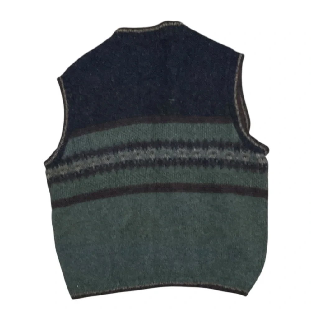 🔥 Vintage Woolrich Sweater Vest‎ 🦌 90s Outdoorscore Knit (Men’s M)
